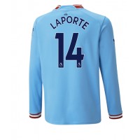 Fotbalové Dres Manchester City Aymeric Laporte #14 Domácí 2022-23 Dlouhý Rukáv